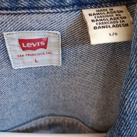 Levi's Flynn Western Dress Large - Picture 12 of 14